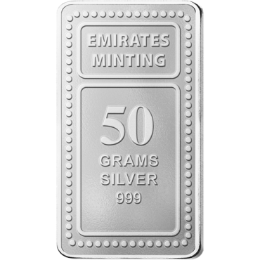 50g Silver Bar (999 Fine Silver)